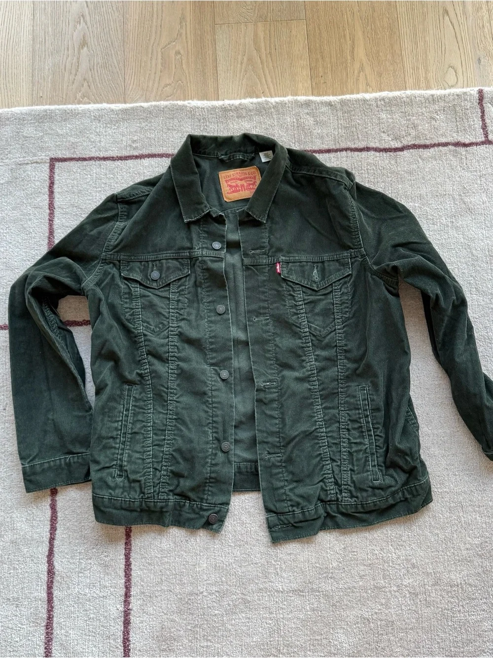 Levi's Women's Forest Green Denim Trucker Jacket
